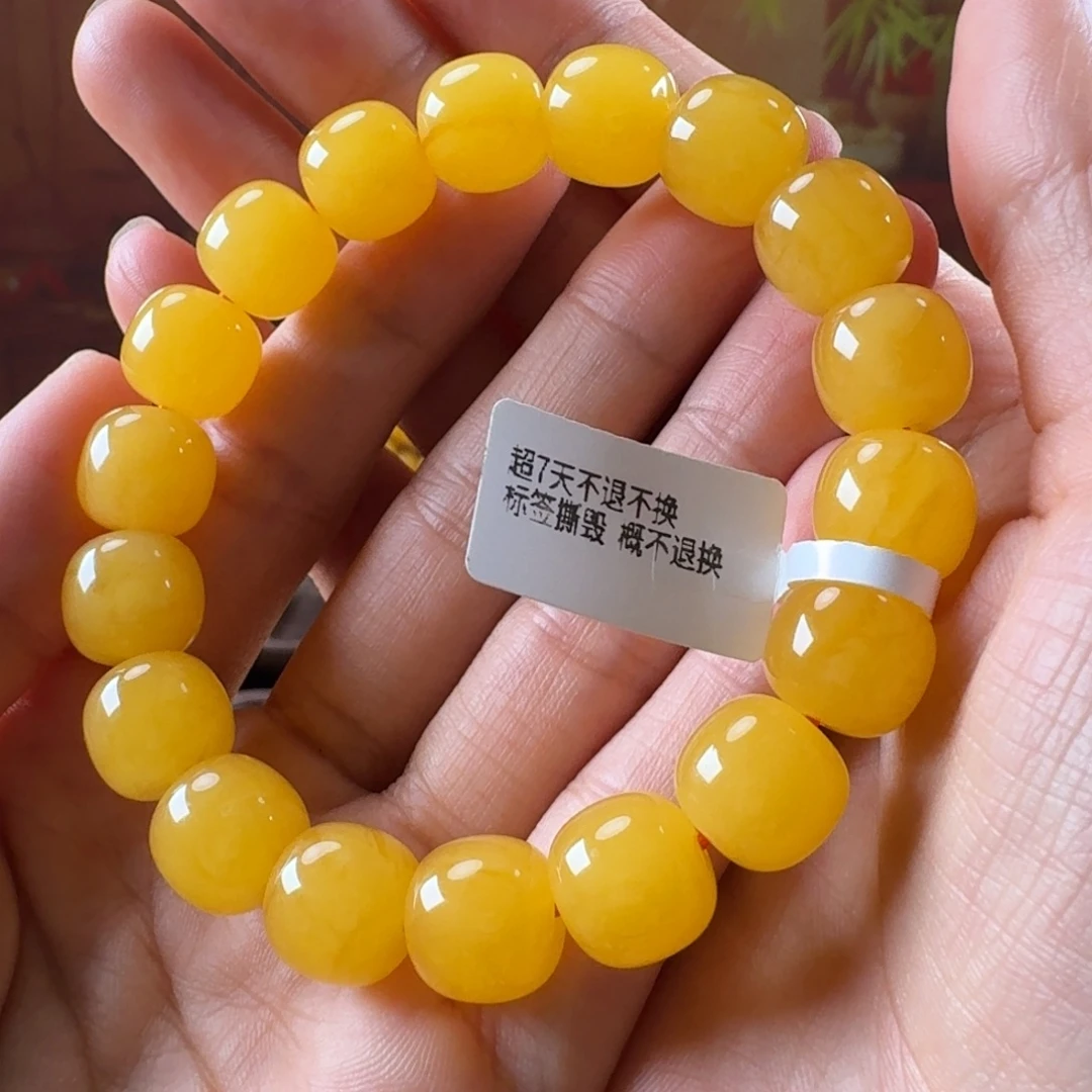 蜜蜡毛衣链未镶嵌