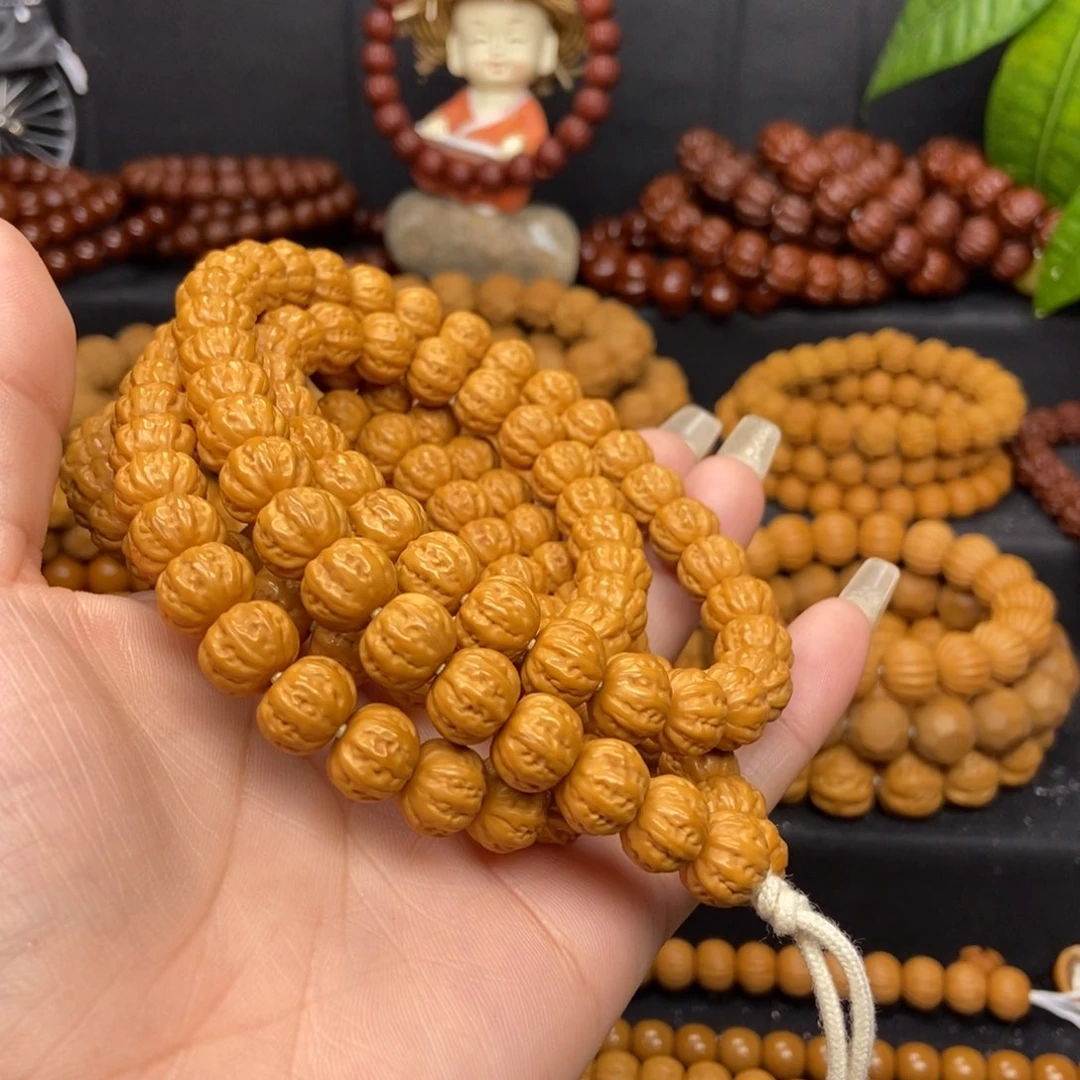 猴头核桃手串小**晗小肉筋八棱脖挂