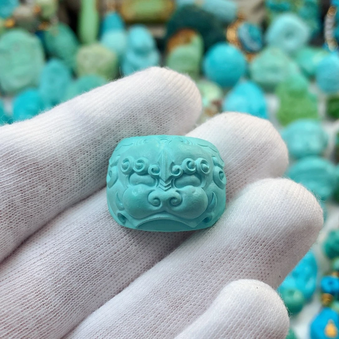 未镶嵌绿松石珠宝半成品