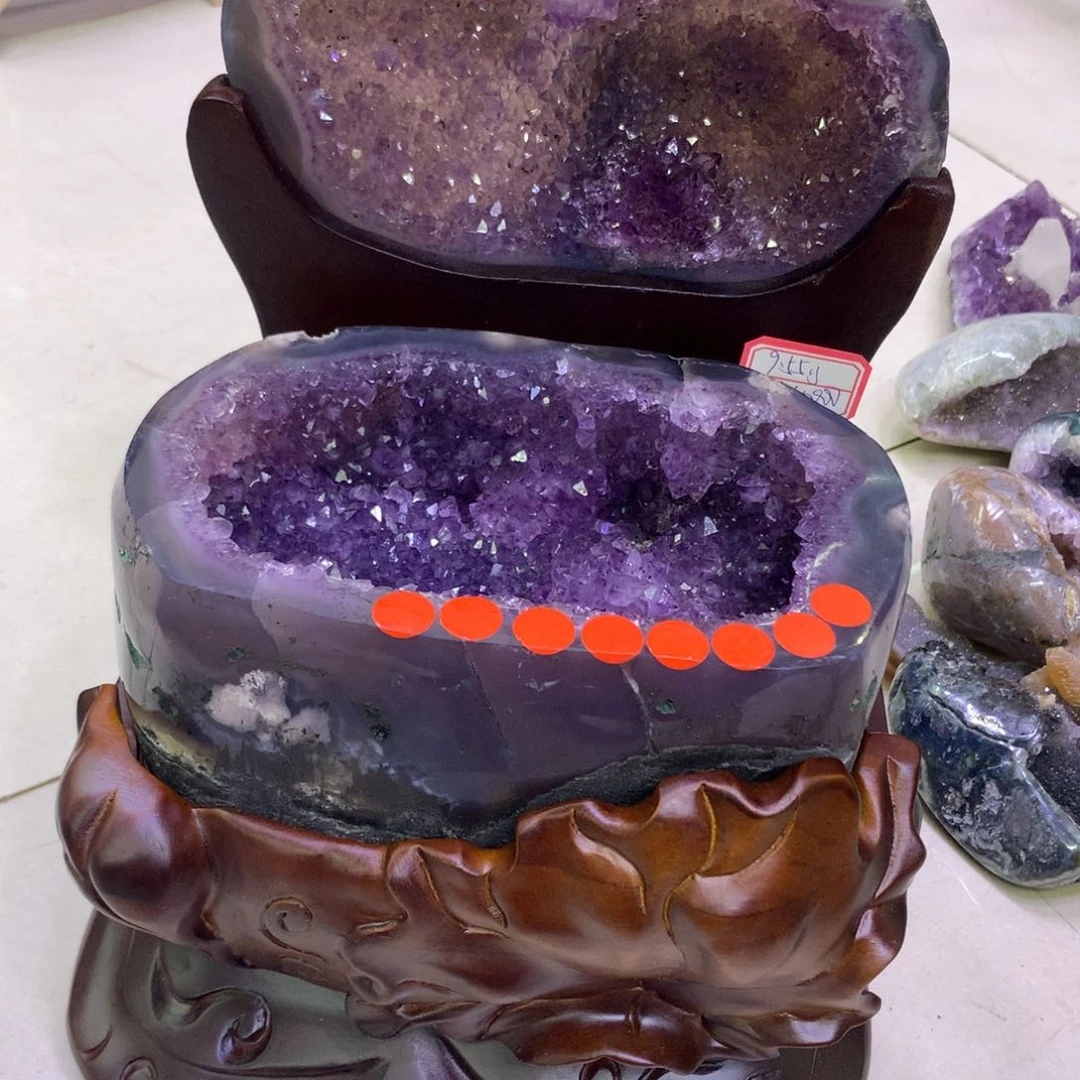 紫晶摆件未镶嵌?****?