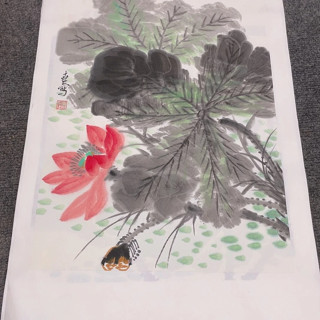 国画1.4平尺纯手绘国画作品