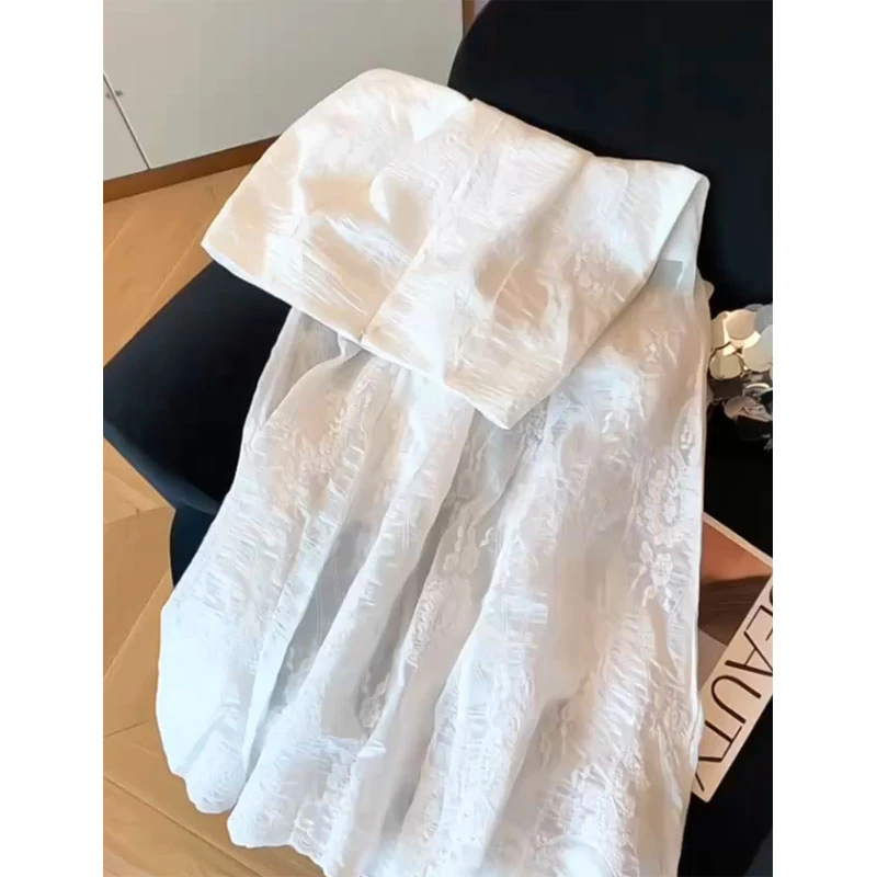 2025秋季新款修身显瘦简约休闲小众百搭时尚高腰A字高级感半身裙