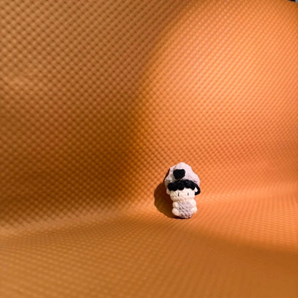 手工钩织玩偶——十个勤天（挂件）配好钥匙扣