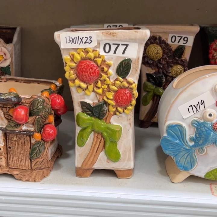 紫砂花盆粗陶材质多肉花盆