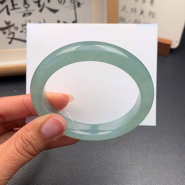 翡翠手镯未镶嵌翡翠手镯57圈口