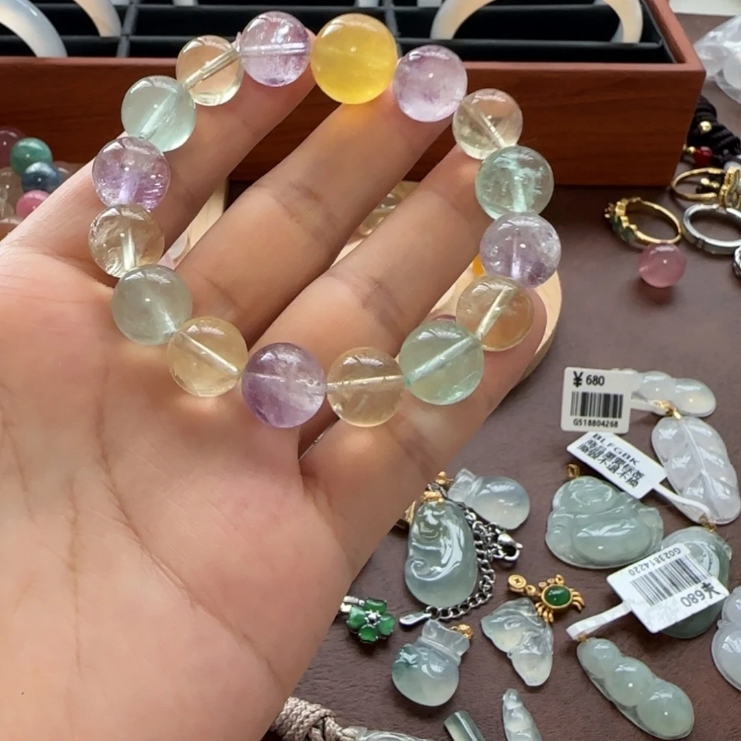 颈饰合金水晶多宝