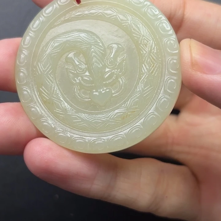 愿***1和田玉未镶嵌挂件