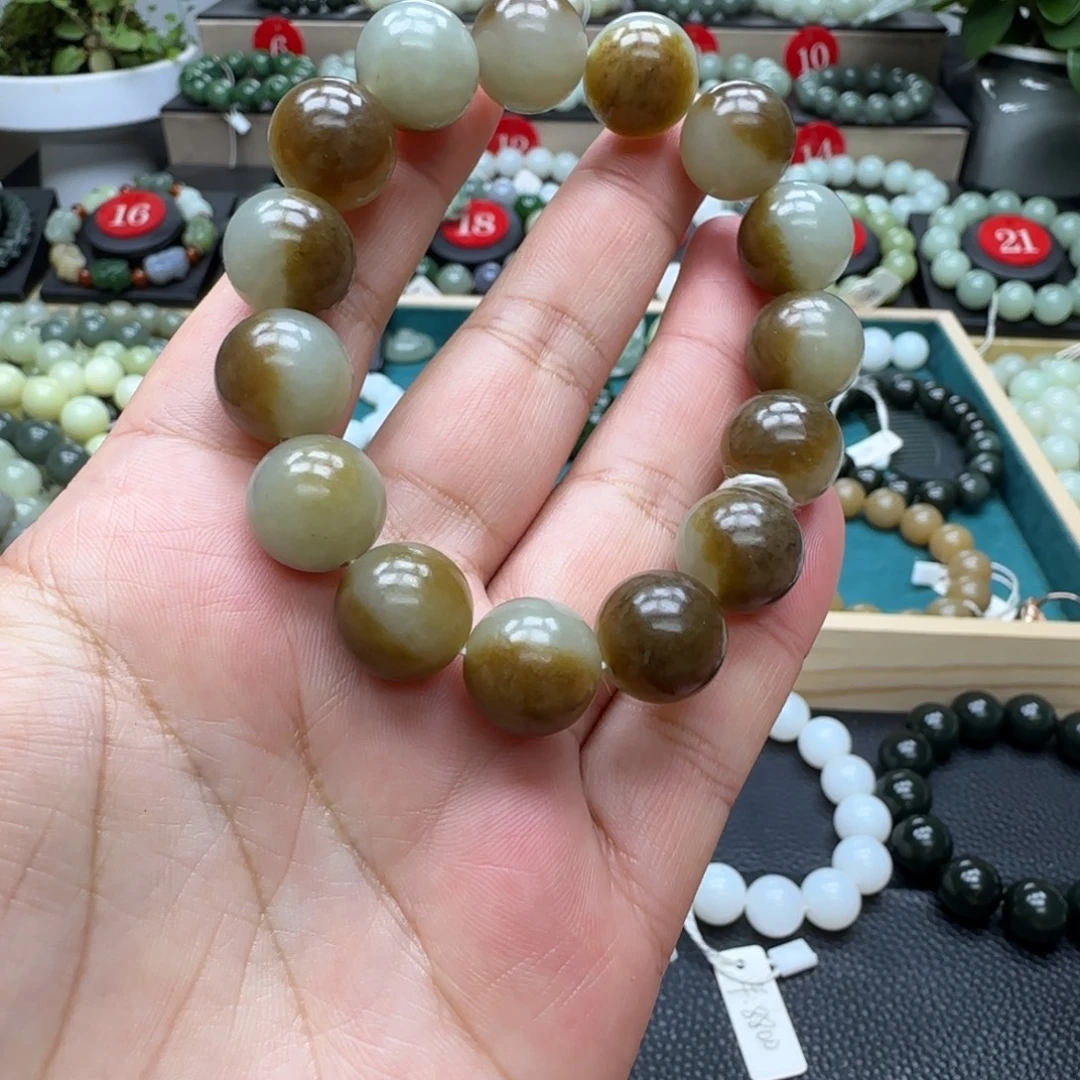 和田玉未镶嵌手链14