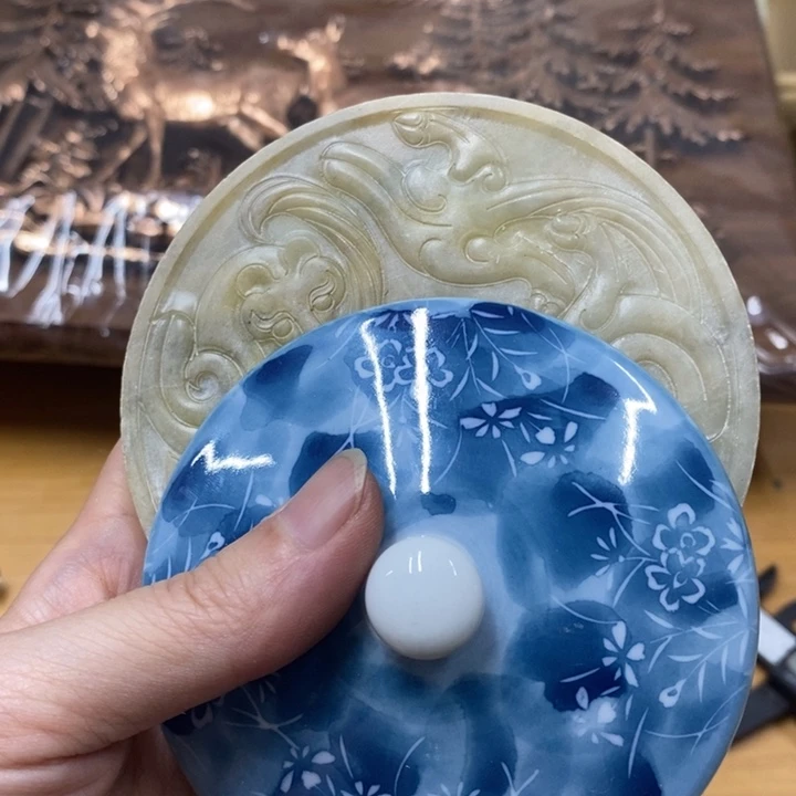 瓷片中古工艺品一件