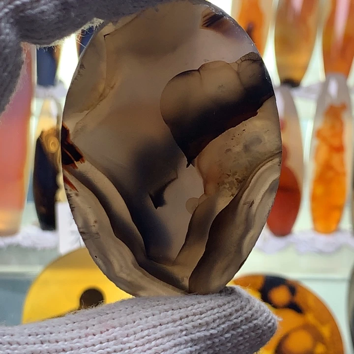 合金玛瑙/玉髓珠宝半成品218