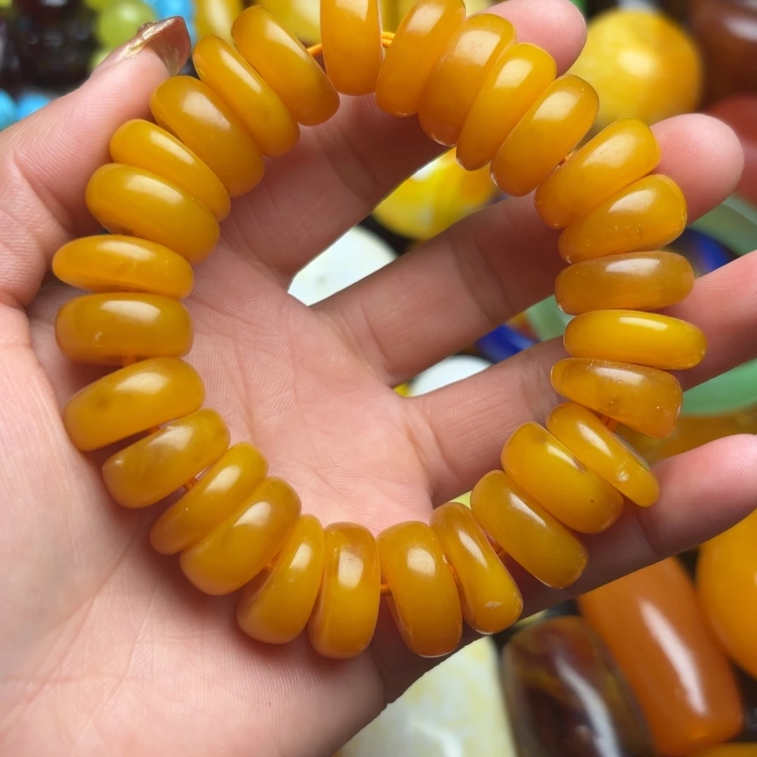琥珀手链未镶嵌蜜蜡