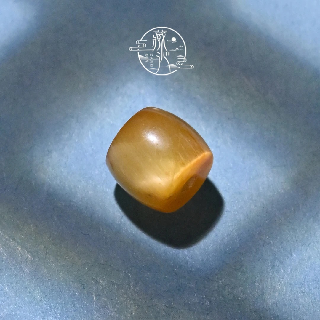 8MM金虎眼直切桶珠文玩百香籽核尖手串DIY配饰配珠顶珠腰珠隔珠
