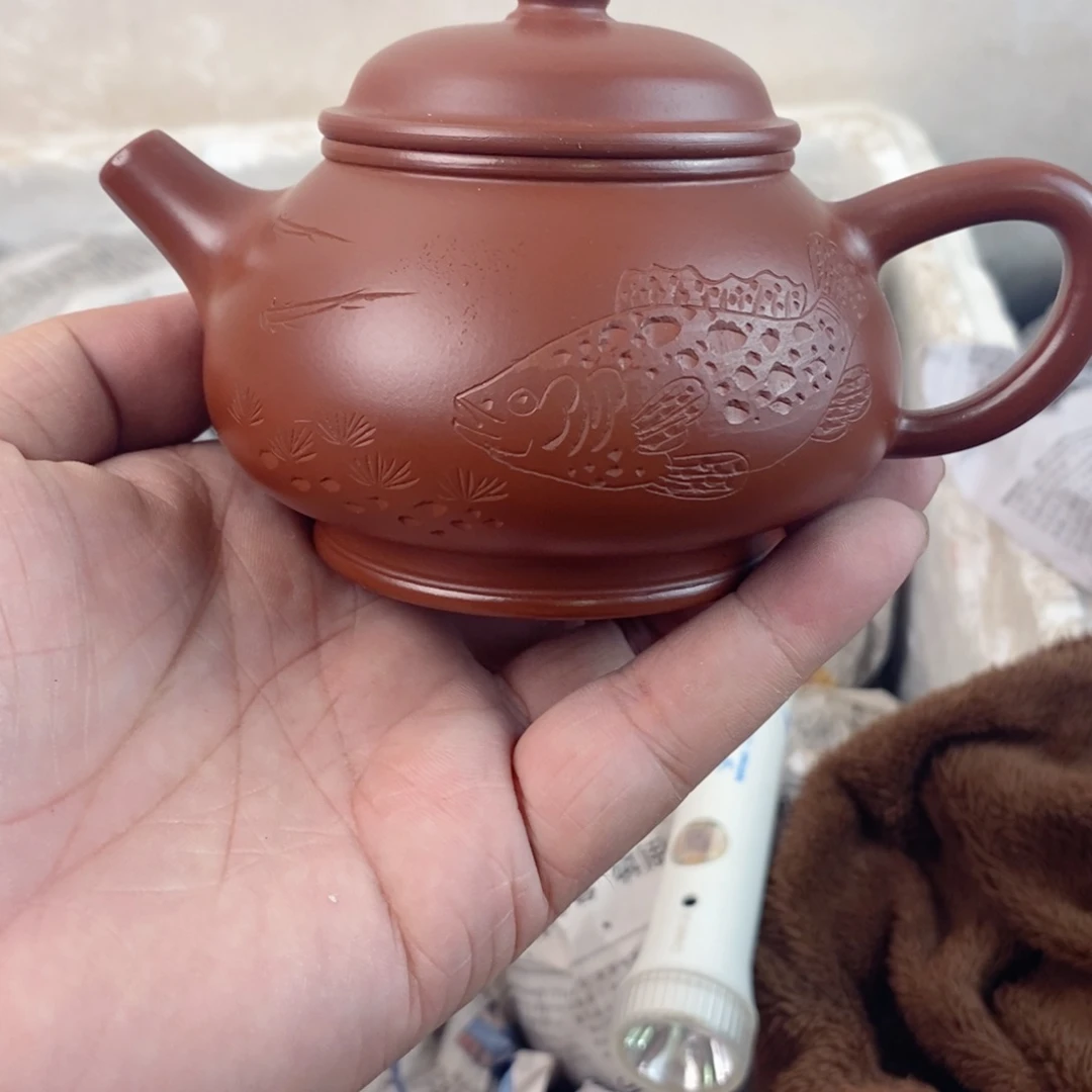 茶壶紫砂宜兴紫砂壶qq230cc