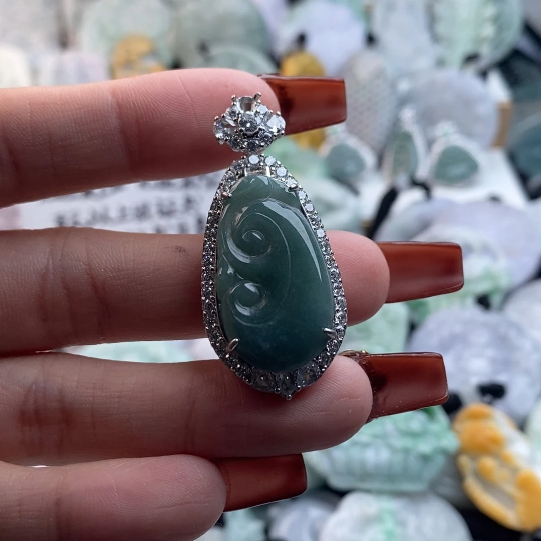 翡翠吊坠(不含链)未镶嵌