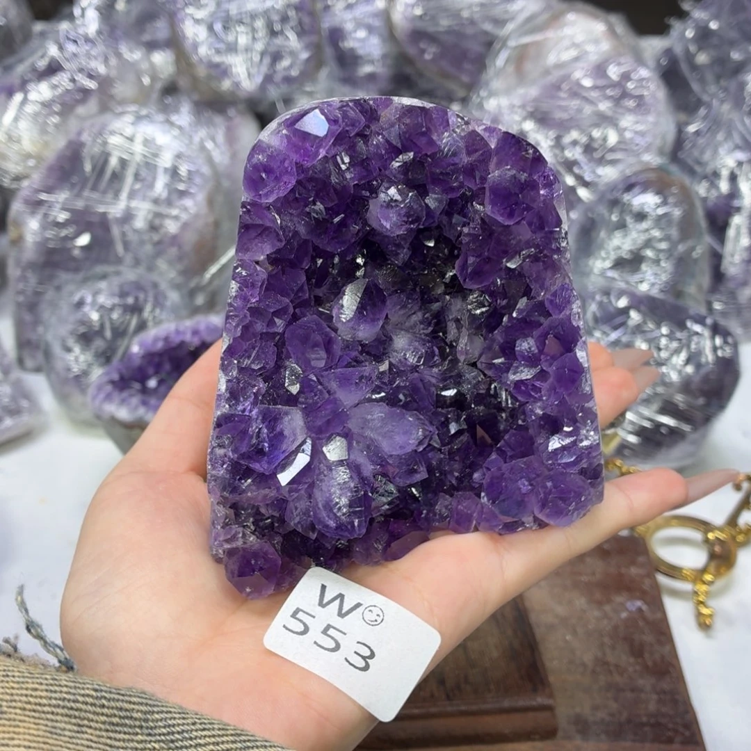 未镶嵌摆件紫晶紫水晶