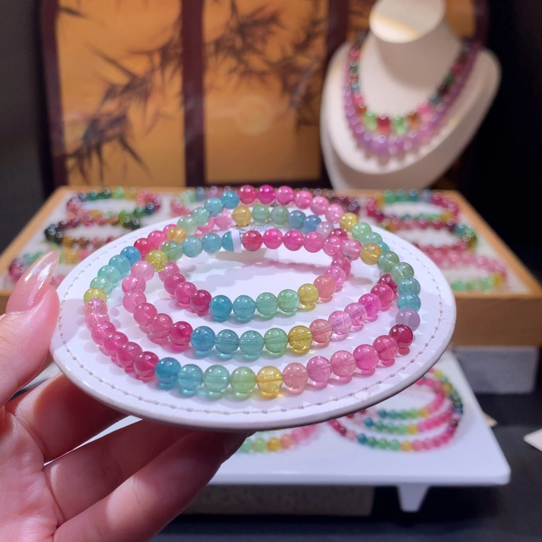 未镶嵌手链碧玺碧玺