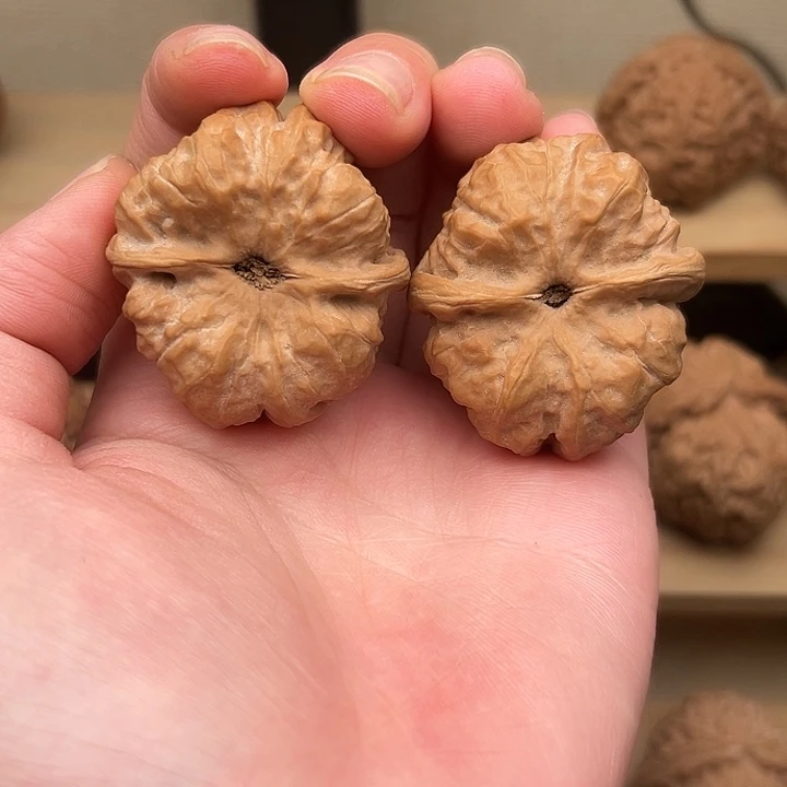 文玩核桃吊坠38尺全品蛤蟆点点色差点点点黄