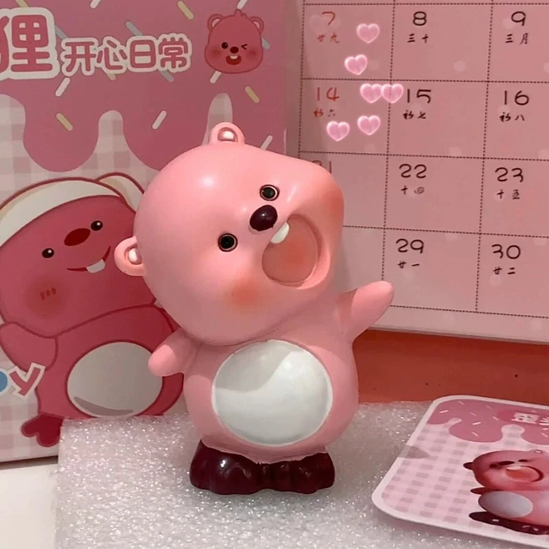 小海狸loopy露比盲袋开心日常公仔女生玩偶手办潮玩桌面摆件礼物