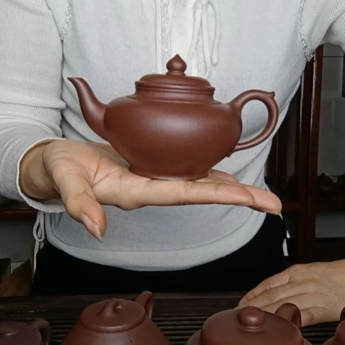 紫砂茶壶亘*原矿底曹青