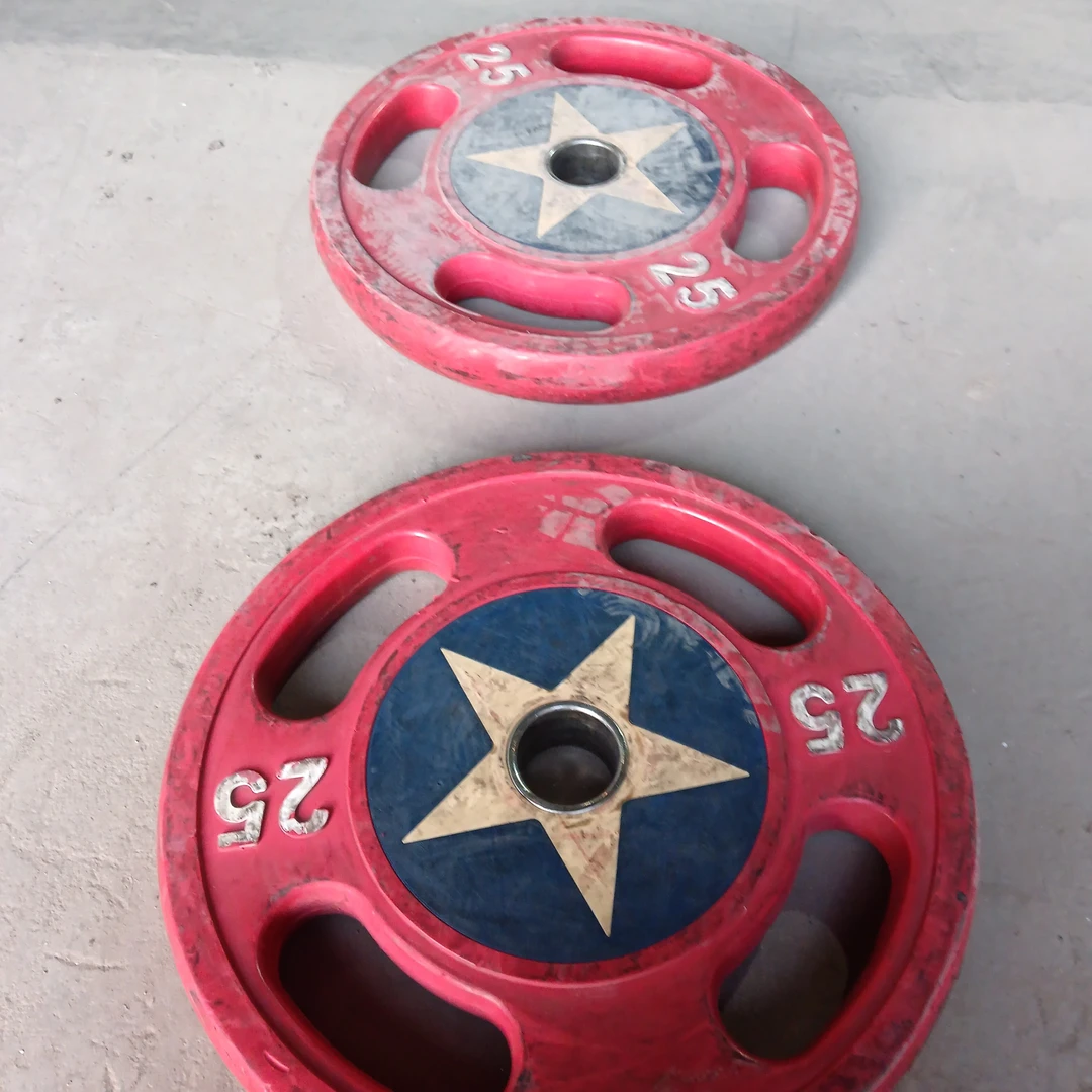 25kg杠铃片一对共50kg