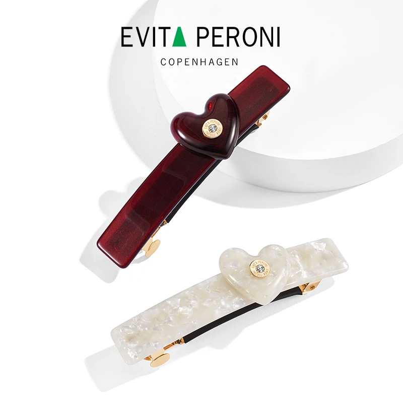 Evita Peroni/依慧达"维纳斯之心"系列-横夹复古百搭法式优雅ZB