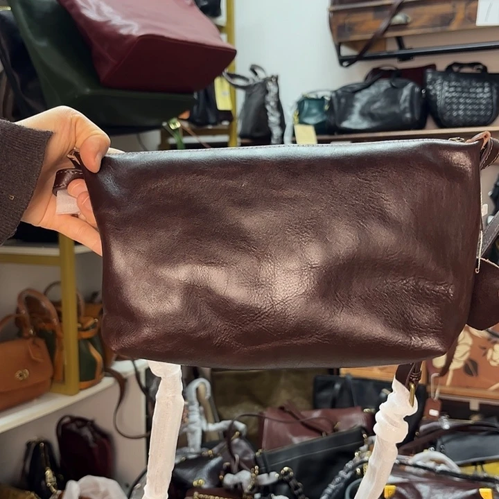 头层牛皮牛皮hopo咖啡色