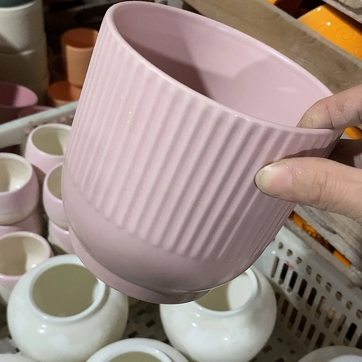 摆件陶陶盆有孔 瑕疵介意勿拍