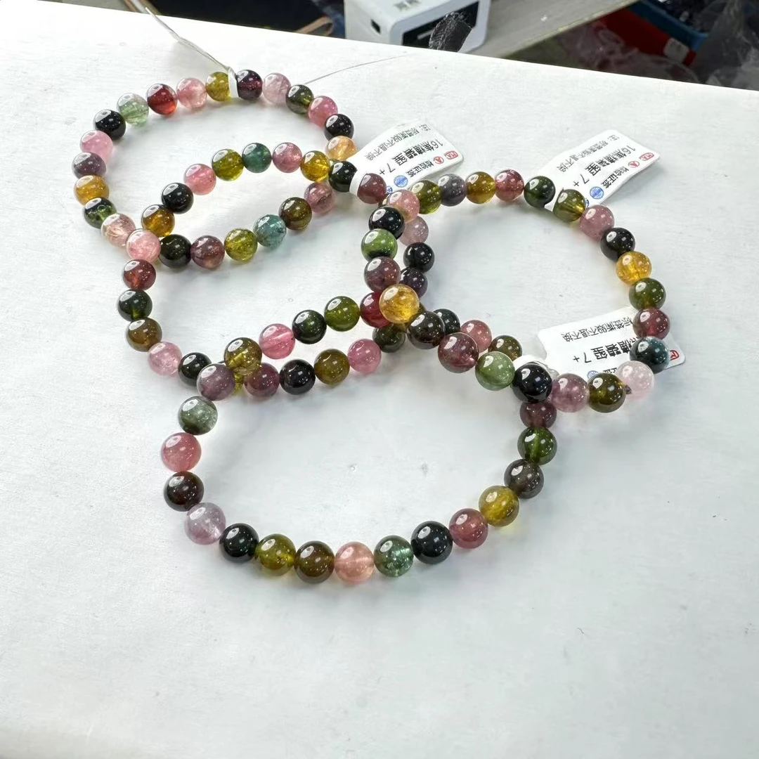 焦糖黑美人碧玺单圈手串（多样性发一）完美主义慎拍