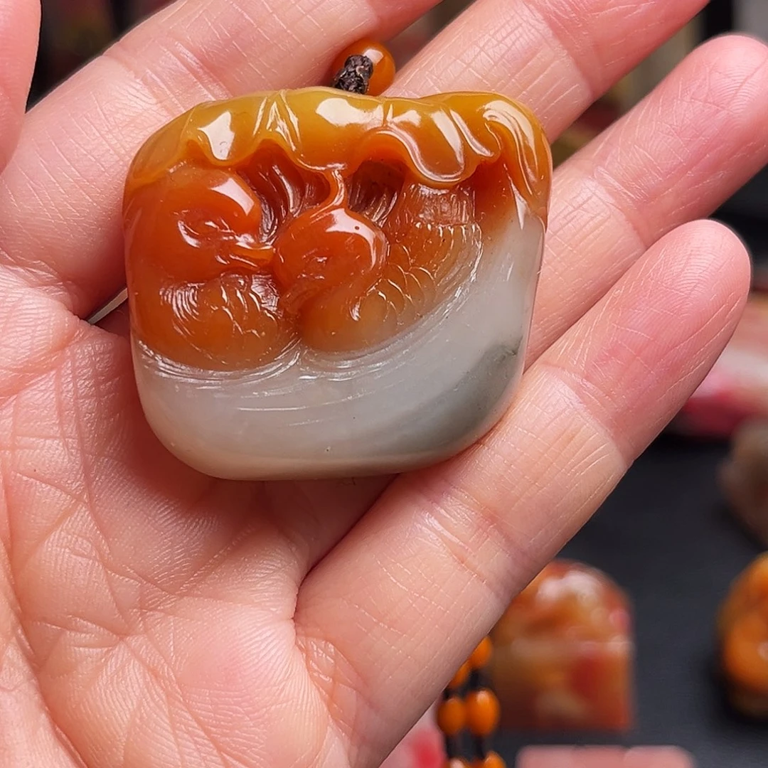 昌化石其他冻石挂件