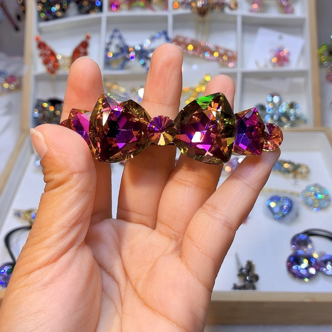 皮质铁合金发饰发夹发夹