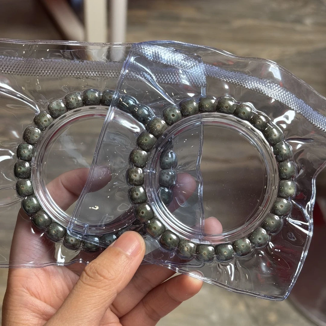 【刘云天专属】YT88627-星月菩提单圈手串（满绿）-多样性发其一-9mm