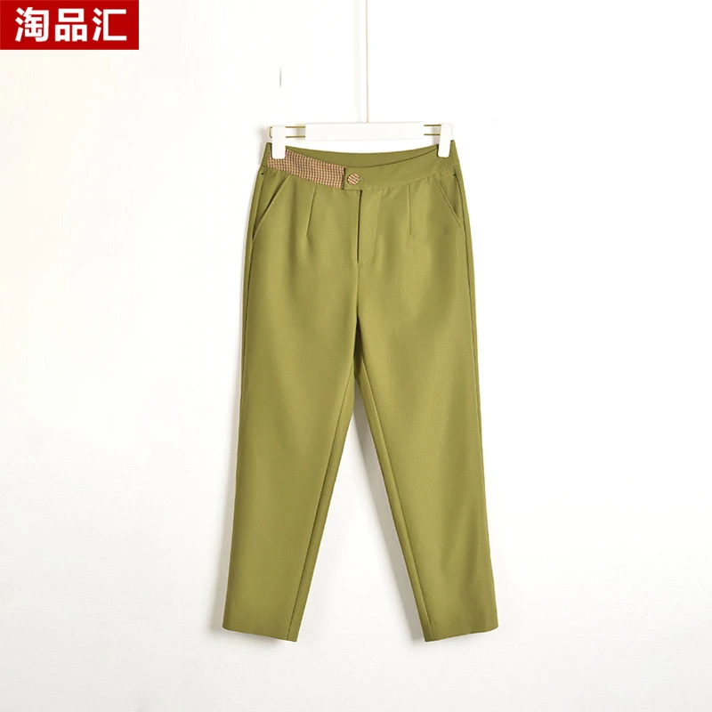 GPE4【专柜捡漏】中高端时尚女装DQB-裤子8533-橄榄绿
