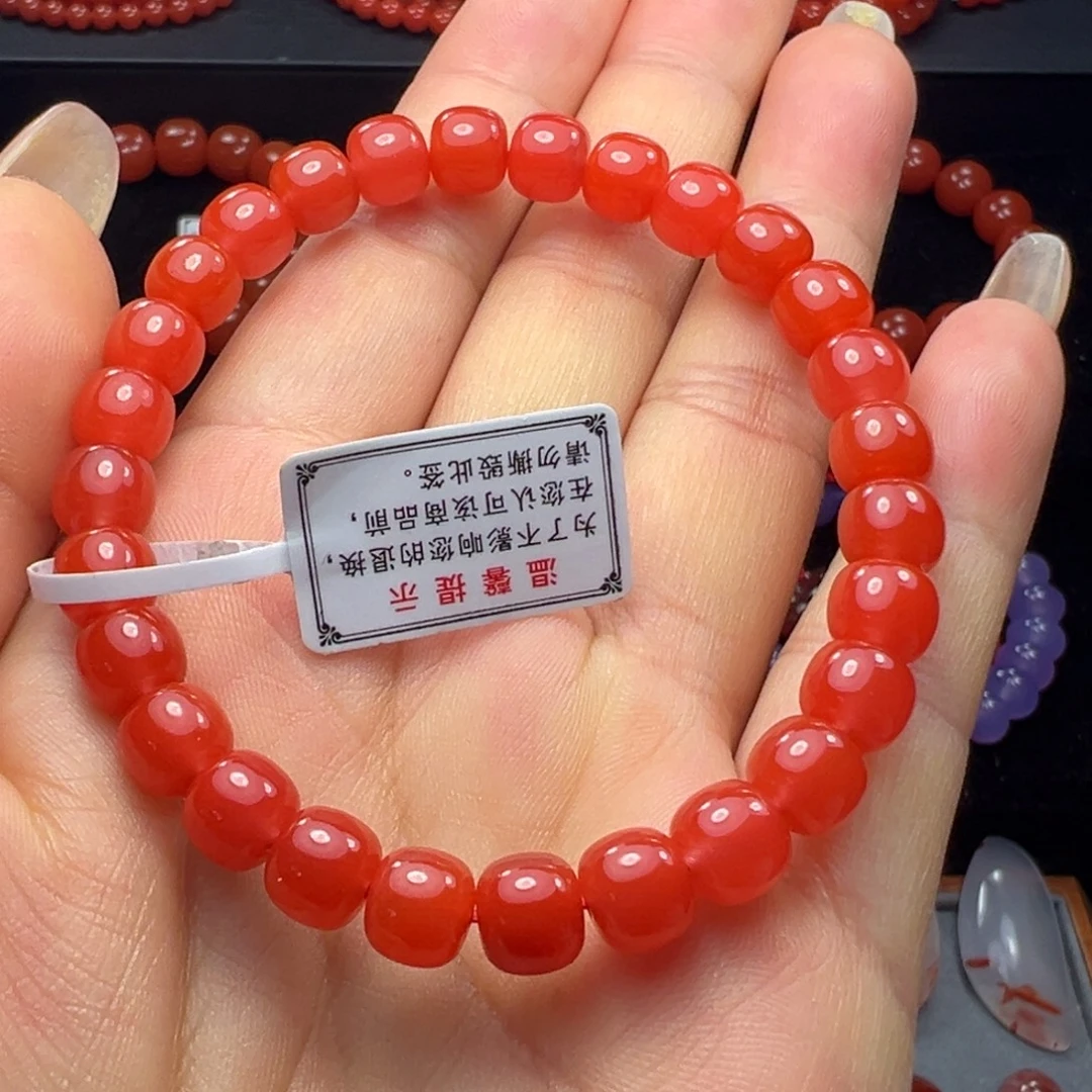 南红玛瑙未镶嵌手串