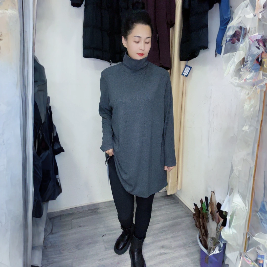 冬季新款加绒打底百搭款9762