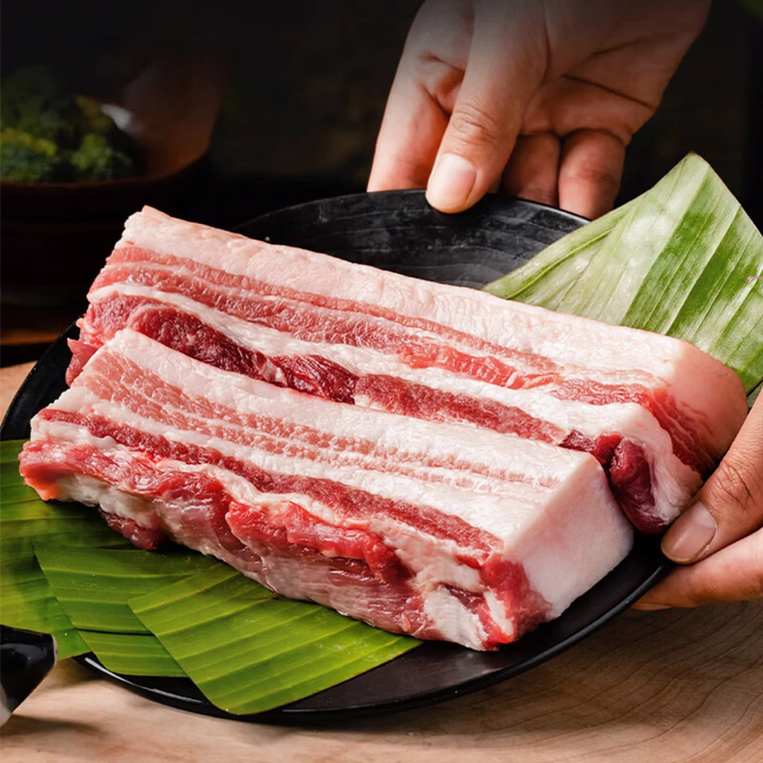 黑毛土猪《五花肉》（顺丰包邮）默认烧皮现场称重