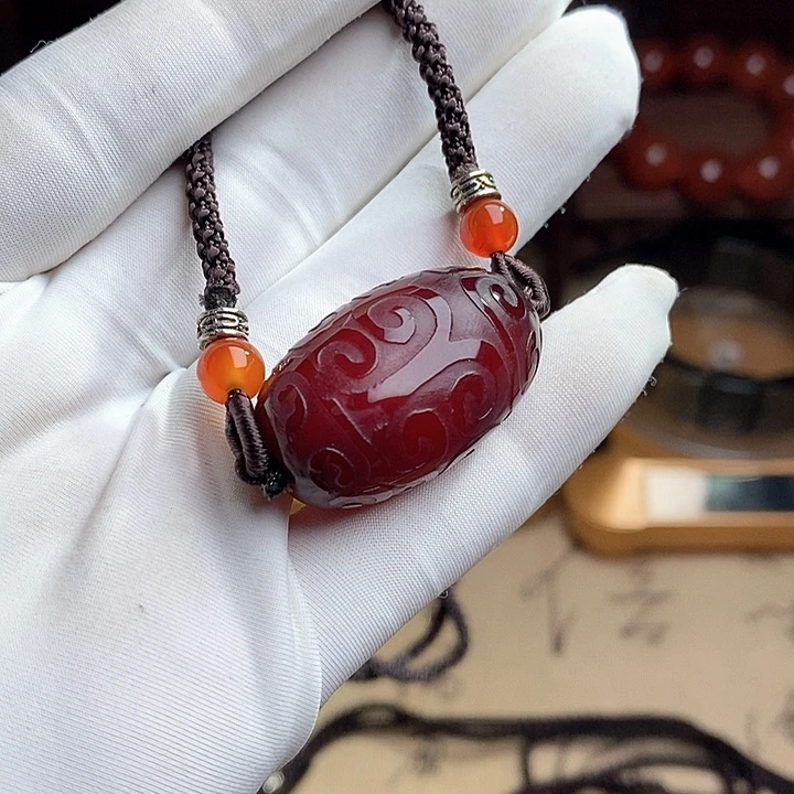 玛瑙/玉髓颈饰合金