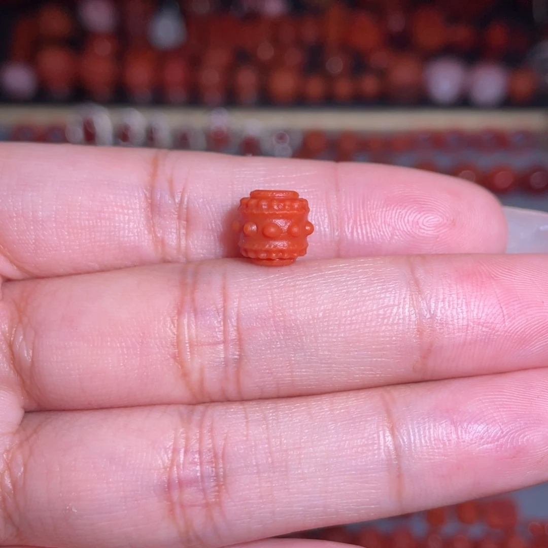 南红玛瑙转经筒8mm+未镶嵌