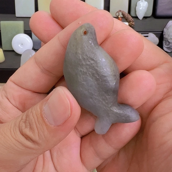 和田玉未镶嵌吊坠(不含链)