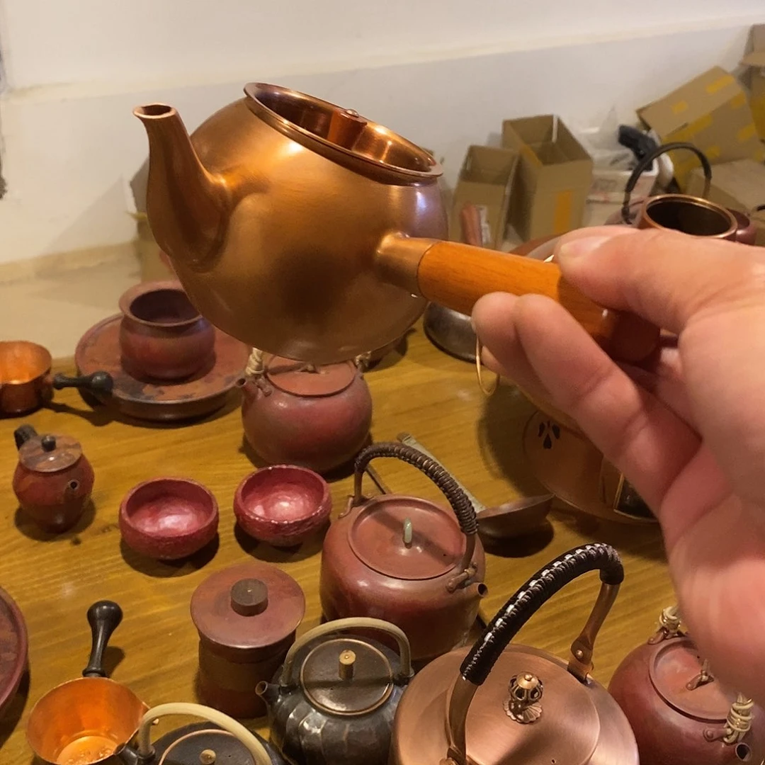 侧把壶128 手工锻打工艺