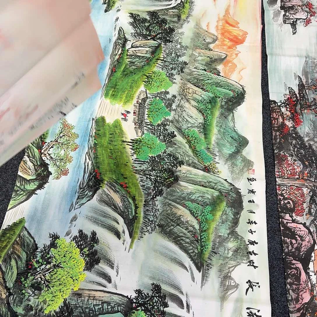 纯手绘年画好作品