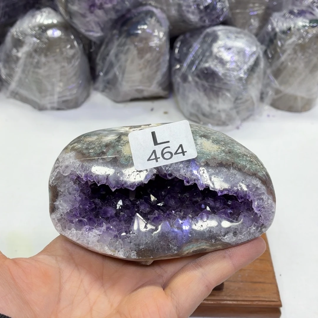 未镶嵌水晶摆件天然紫水晶