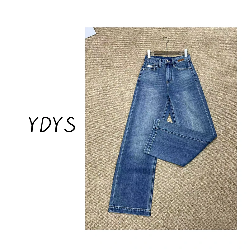 【YDYS】25Y00077 2025新款时尚气质小众宽松做旧休闲牛仔裤