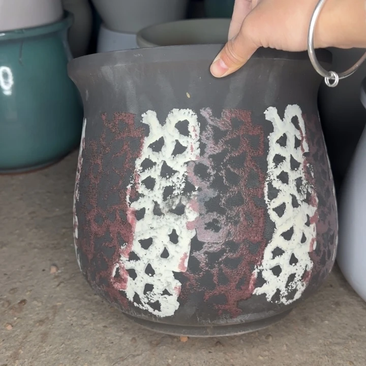 瑕疵花盆处理啦口25高25