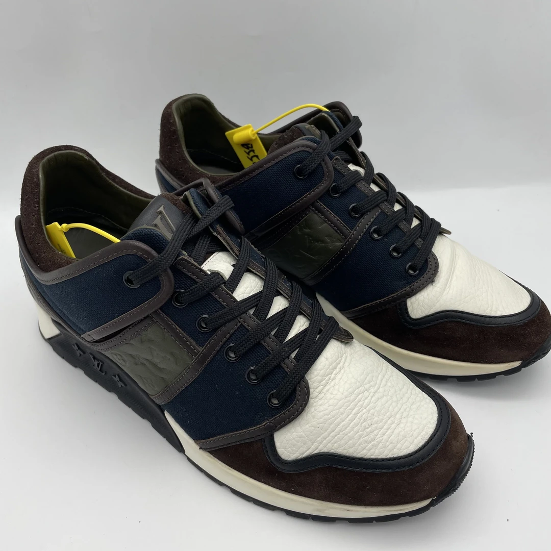 95新 LouisVuitton/路易威登 40欧码/多色拼接印花休闲运动鞋