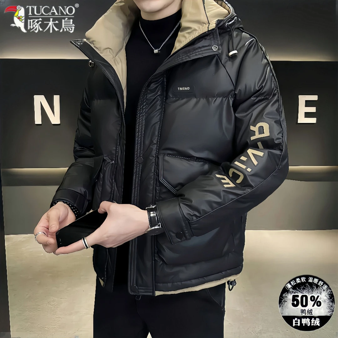 TUCANO/啄木鳥冬季羽绒服新款保暖加厚商务夹克宽松外套男款上衣