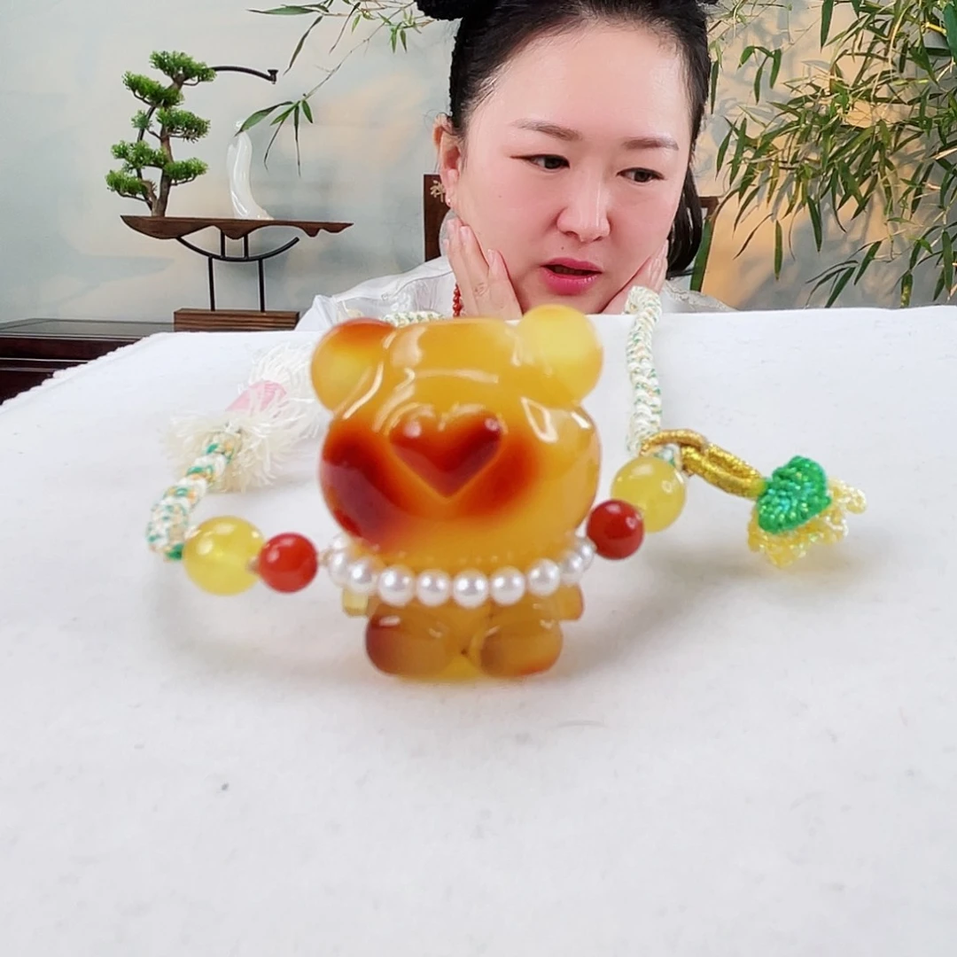 蜜蜡颈饰未镶嵌蜜蜡