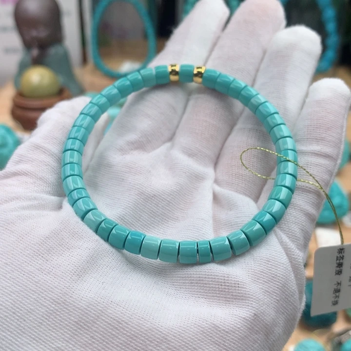 绿松石18K金镶嵌珠宝奇石