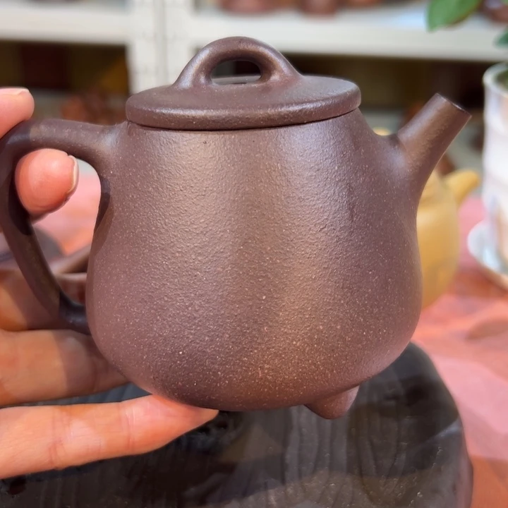 紫砂茶壶天青高瓢260cc