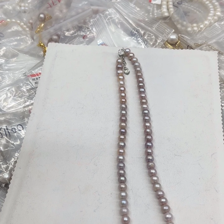未镶嵌颈饰淡水珍珠00735