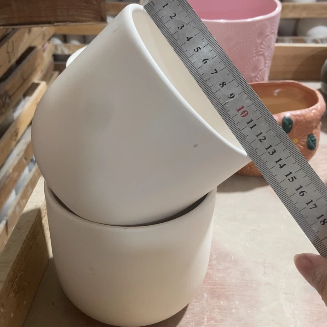 红陶高温陶瓷花盆